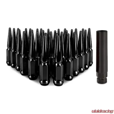 Mishimoto M14 x 1.5 Steel Spiked Lug Nuts - 32pcs - MMLG-SP1415-32BK