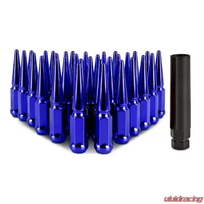 Mishimoto M14 x 1.5 Steel Spiked Lug Nuts - 32pcs - MMLG-SP1415-32BL