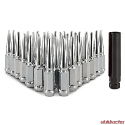 Mishimoto M14 x 1.5 Steel Spiked Lug Nuts - 32pcs - MMLG-SP1415-32CH