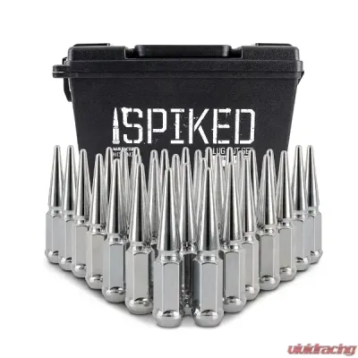 Mishimoto M14 x 1.5 Steel Spiked Lug Nuts - 32pcs - MMLG-SP1415-32CH