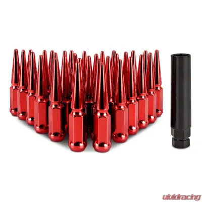 Mishimoto M14 x 1.5 Steel Spiked Lug Nuts - 32pcs - MMLG-SP1415-32RD