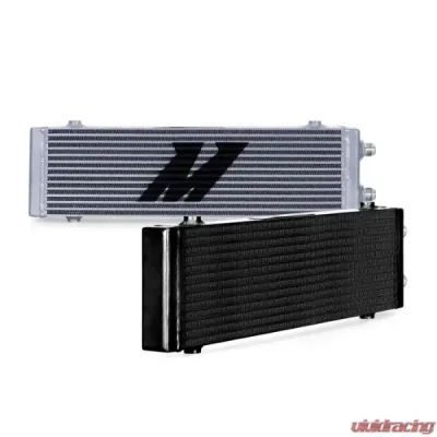 Mishimoto Large Dual Pass Bar & Plate Oil Cooler - MMOC-DP-LBK