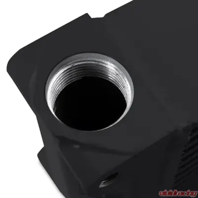 Mishimoto 10" Core Heavy-Duty Bar-&-Plate Fluid Cooler w/opposite-Side Outlets - MMOC-OO-10BK