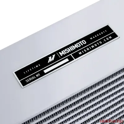 Mishimoto 10" Core Heavy-Duty Bar-&-Plate Fluid Cooler w/opposite-Side Outlets - MMOC-OO-10SL