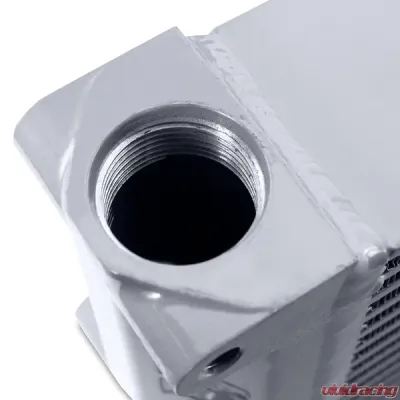 Mishimoto 10" Core Heavy-Duty Bar-&-Plate Fluid Cooler w/opposite-Side Outlets - MMOC-OO-10SL