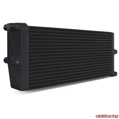 Mishimoto 17" Core Heavy-Duty Bar-&-Plate Fluid Cooler w/opposite-Side Outlets - MMOC-OO-17BK