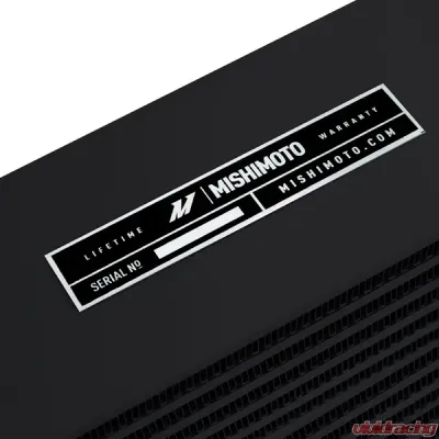 Mishimoto 17" Core Heavy-Duty Bar-&-Plate Fluid Cooler w/opposite-Side Outlets - MMOC-OO-17BK