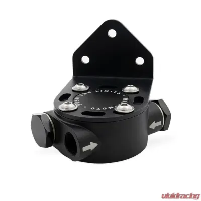 Mishimoto 3/4 - 16 Thread Black Remote Oil Filter Mount - MMOC-RFH-34BK