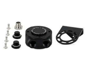 Mishimoto 3/4 - 16 Thread Black Remote Oil Filter Mount