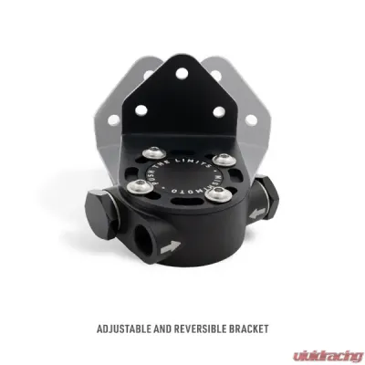 Mishimoto M20 x 1.5 Thread Black Remote Oil Filter Mount - MMOC-RFH-M20BK