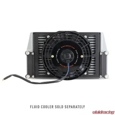 Mishimoto 10" Core Heavy-Duty Bar-&-Plate Fluid Cooler w/ Same-Side Outlets - MMOC-SSO-10SL