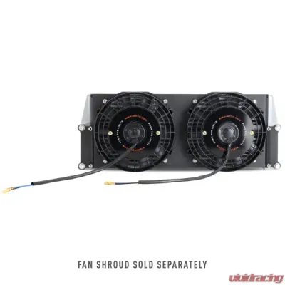 Mishimoto 17" Core Heavy-Duty Bar-&-Plate Fluid Cooler w/ Same-Side Outlets - MMOC-SSO-17SL