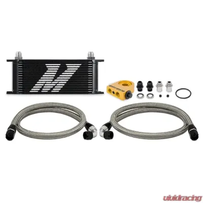 Mishimoto 16-Row Oil Cooler Kit - MMOC-U16TBK