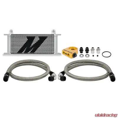 Mishimoto 16-Row Oil Cooler Kit - MMOC-U16TSL