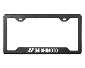 Mishimoto Carbon Fiber License Plate Frame Matte Carbon Fiber