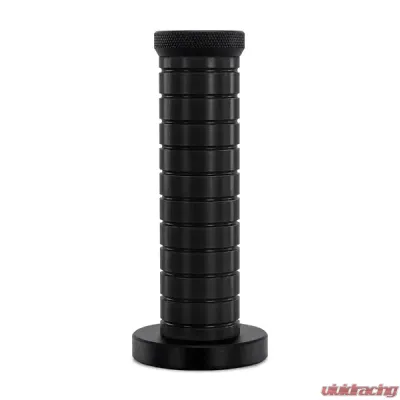 Mishimoto Grip Shift Knob Black Grip Black Top & Bottom - MMSK-BMXBKBK