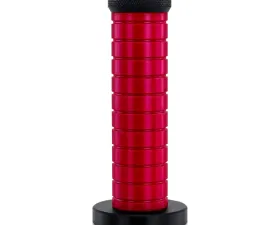 Mishimoto Grip Shift Knob Red Grip Black Top & Bottom