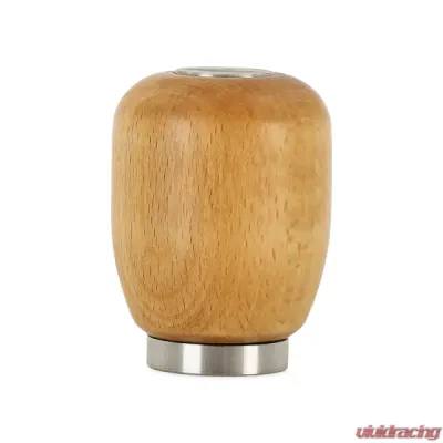 Mishimoto Short Steel Core Wood Shift Knob Beech Wood - MMSK-WD-SBE
