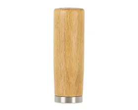 Mishimoto Tall Steel Core Wood Shift Knob Beech Wood