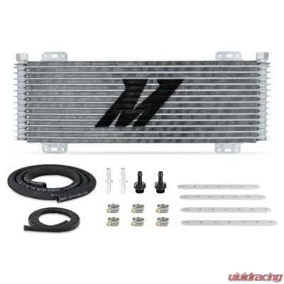 Mishimoto 22.85x7.10x1.25" 13-Row Stacked Plate Transmission Cooler Powder Coat - MMTC-SP-13SL