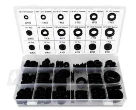 Mishimoto 125-Piece Rubber Grommet/Plug Assortment