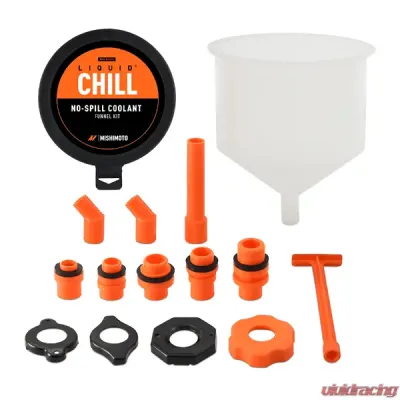 Mishimoto No-Spill Coolant Funnel Kit 15 Pcs - MMTL-NSF-15