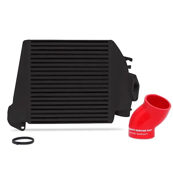 Mishimoto Performance Top Mount Intercooler Kit w/ Red Hoses - MMTMIC-WRX-08BKRD