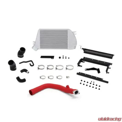 Mishimoto Race Top Mount Intercooler w/ Red Pipe - MMTMIC-WRX-15RSL