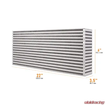 Mishimoto 22" x 6" x 3.5" Air-to-Air Intercooler Core - MMUIC-09