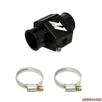 Mishimoto 28mm Water Temperature Sensor Adapter Black - MMWHS-28-BK