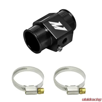 Mishimoto 34mm Water Temperature Sensor Adapter Black - MMWHS-34-BK