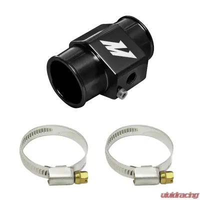 Mishimoto 38mm Water Temperature Sensor Adapter Black - MMWHS-38-BK