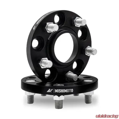 Mishimoto 5x100 56.1 Center Bore M12x1.25 15mm Thick Black Wheel Spacer - MMWS-008-150BK