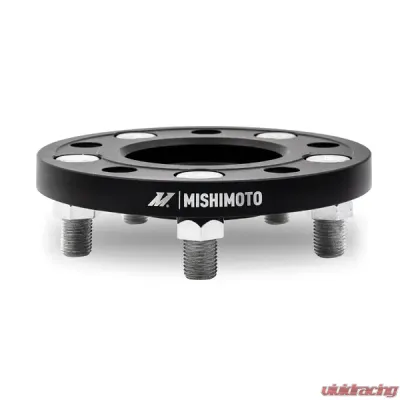 Mishimoto 5x100 56.1 Center Bore M12x1.25 15mm Thick Black Wheel Spacer - MMWS-008-150BK