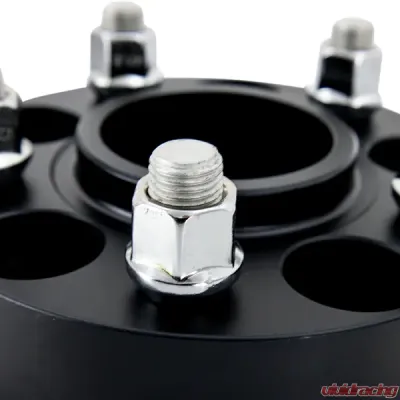 Mishimoto 5x100 56.1 Center Bore M12x1.25 15mm Thick Black Wheel Spacer - MMWS-008-150BK
