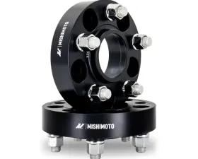 Mishimoto 5x100 56.1 Center Bore M12x1.25 25mm Thick Black Wheel Spacer