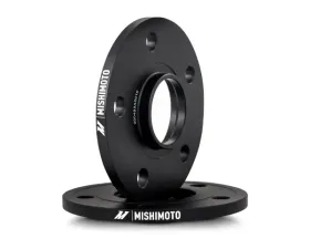 Mishimoto 5x120 64.1mm Center Bore M14x1.5 10mm Thick Black Wheel Spacer