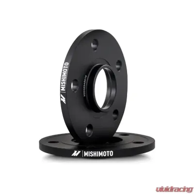 Mishimoto 5x120 64.1mm Center Bore M14x1.5 10mm Thick Black Wheel Spacer - MMWS-013-100BK