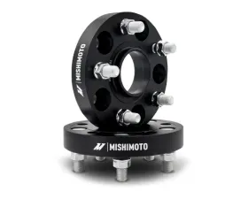 Mishimoto 5x120 64.1mm Center Bore M14x1.5 20mm Thick Black Wheel Spacer