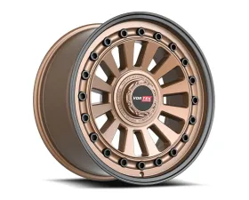 Vortek VRD-702 Radar Wheel 20x9.5 5x127|5x139.7 -12mm Matte Bronze w/ Black Bolts & Lip