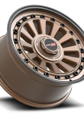 Vortek VRD-702 Radar Wheel 18x9 6x135|6x139.7 12mm Matte Bronze w/ Black Bolts & Lip                                     - 7021895712MZBL - Image 3