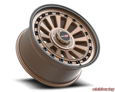 Vortek VRD-702 Radar Wheel 18x9 6x135|6x139.7 12mm Matte Bronze w/ Black Bolts & Lip - 7021895712MZBL