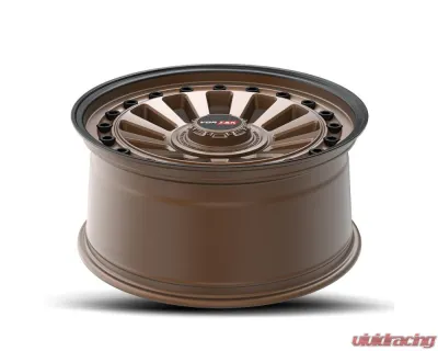 Vortek VRD-702 Radar Wheel 18x9 6x135|6x139.7 12mm Matte Bronze w/ Black Bolts & Lip - 7021895712MZBL