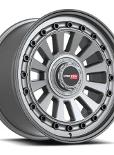 Vortek VRD-702 Radar Wheel 17x9 Blank -12mm Matte Gunmetal w/ Black Bolts & Lip                                     - 7021795X6XBL-12MGMBL - Image 4