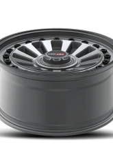 Vortek VRD-702 Radar Wheel 17x9 Blank -12mm Matte Gunmetal w/ Black Bolts & Lip                                     - 7021795X6XBL-12MGMBL - Image 4