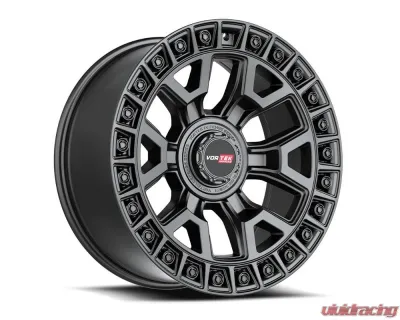 Vortek VRD-704 Sniper Wheel 22x10 Blank -18mm Matte Black - 70422105X6XBL-18MB
