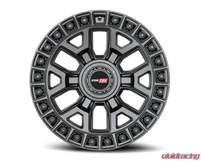 Vortek VRD-704 Sniper Wheel 22x10 Blank -18mm Matte Black - 70422105X6XBL-18MB