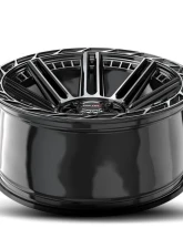 Vortek VRP-501 Turbo Wheel 20x9 5x150 | 5x139.7 | 5x5.5 0mm Black Center & Diamond Cut Ring w/ Dark Tint                                     - 501209440BDCTR - Image 4