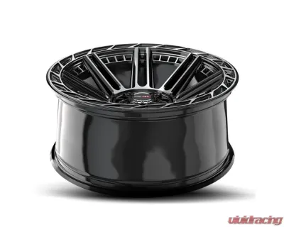 Vortek VRP-501 Turbo Wheel 20x9 5x150 | 5x139.7 | 5x5.5 0mm Black Center & Diamond Cut Ring w/ Dark Tint - 501209440BDCTR