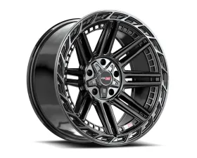 Vortek VRP-501 Turbo Wheel 24x11 Blank 6x -24mm Gloss Black